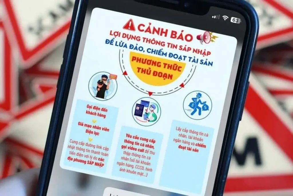 Cảnh báo lừa đảo sau sáp nhập địa giới hành chính