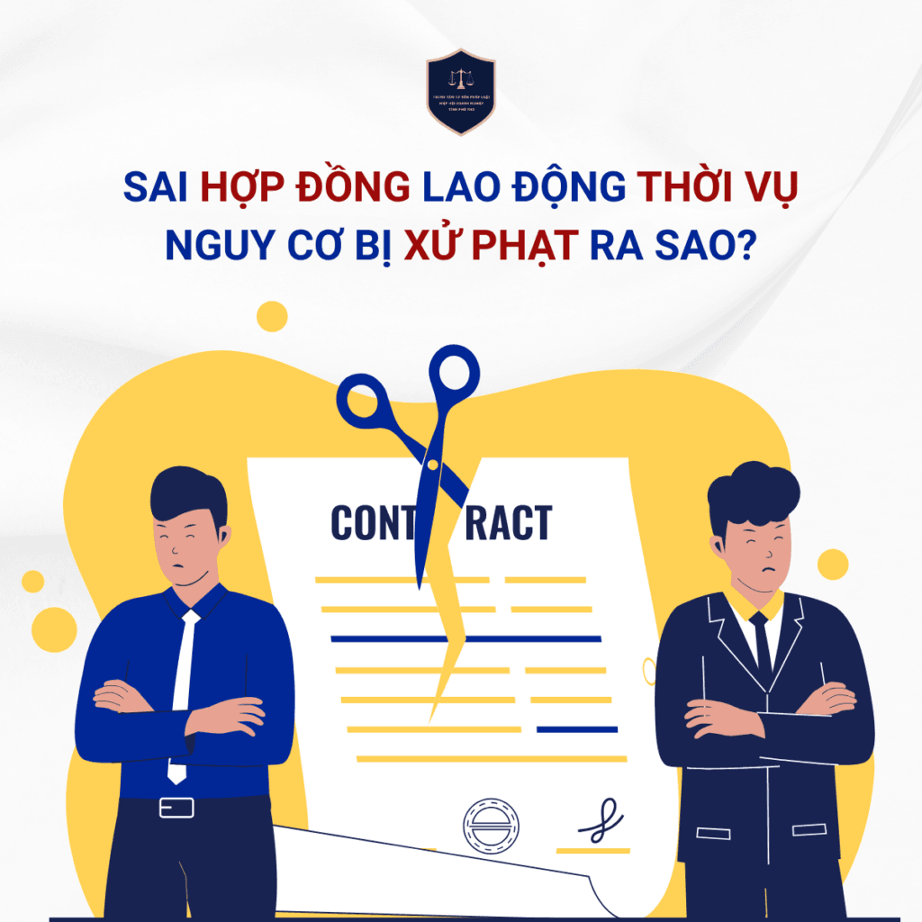 Sai phạm hợp đồng lao động thời vụ